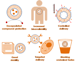 Applications of Pronanosomes to create nanovesicles for compound encapsulation.